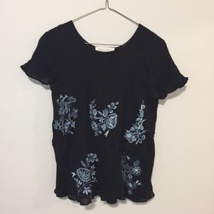 embroidered top